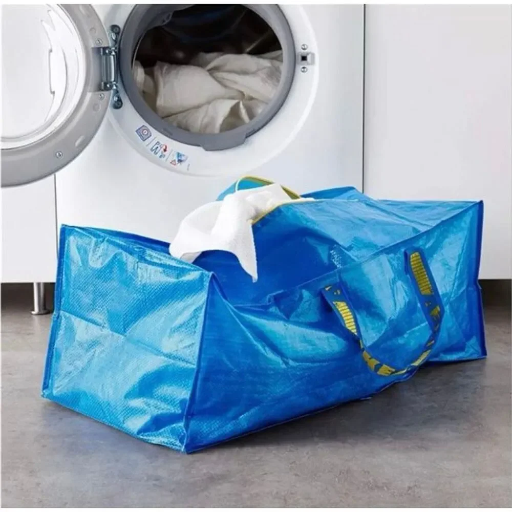 NWT Ikea Frakta Storage Bag / Backpack Blue SET OF 3